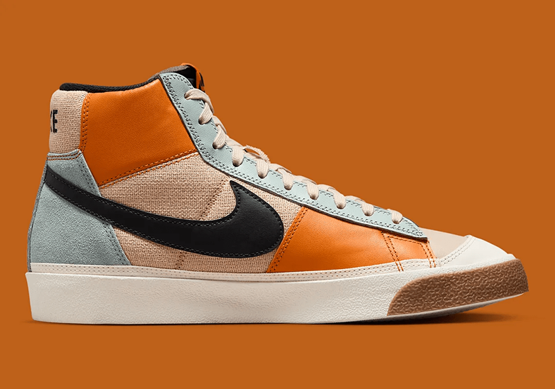 Nike Released New Blazer Mid Pro Club with Autumn-friendly Patchwork Design