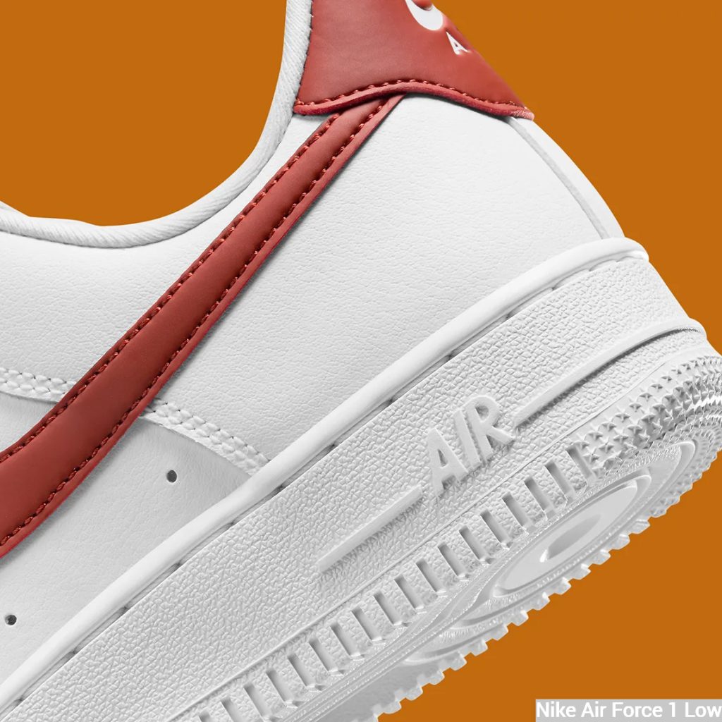 Nike Air Force 1 Low "Rugged Orange" - outsole and heel