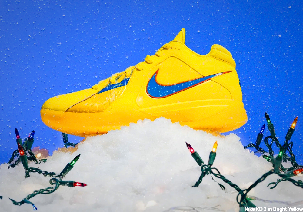 Nike KD 3 yellow for Christmas