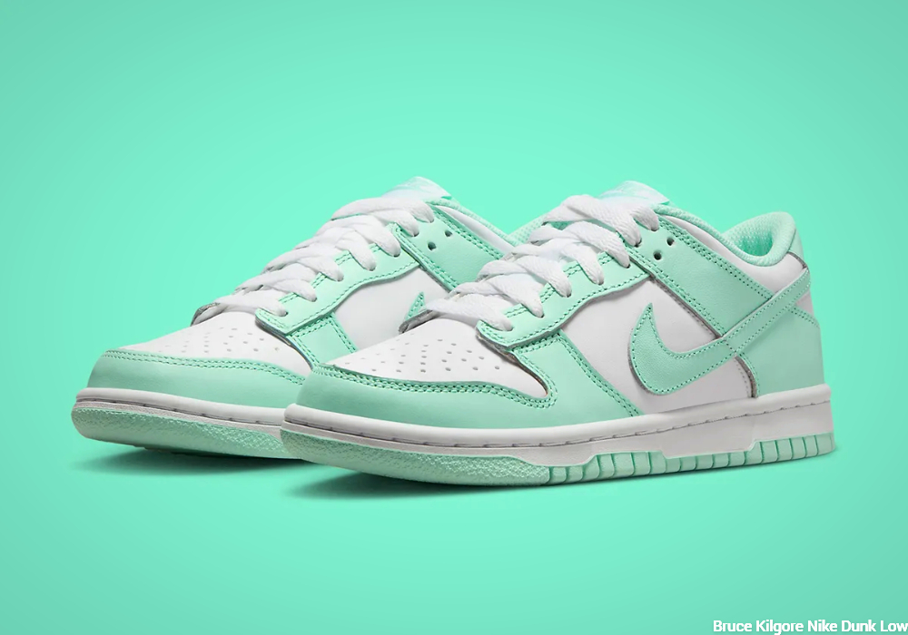 Nike Dunk Low - toebox/mudguard