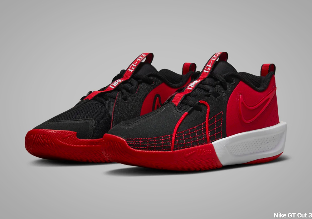 Nike GT Cut 3 in 'black/white/red'