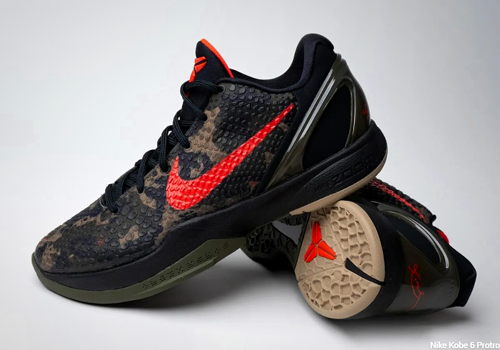 a pair of Nike Kobe 6 Protro