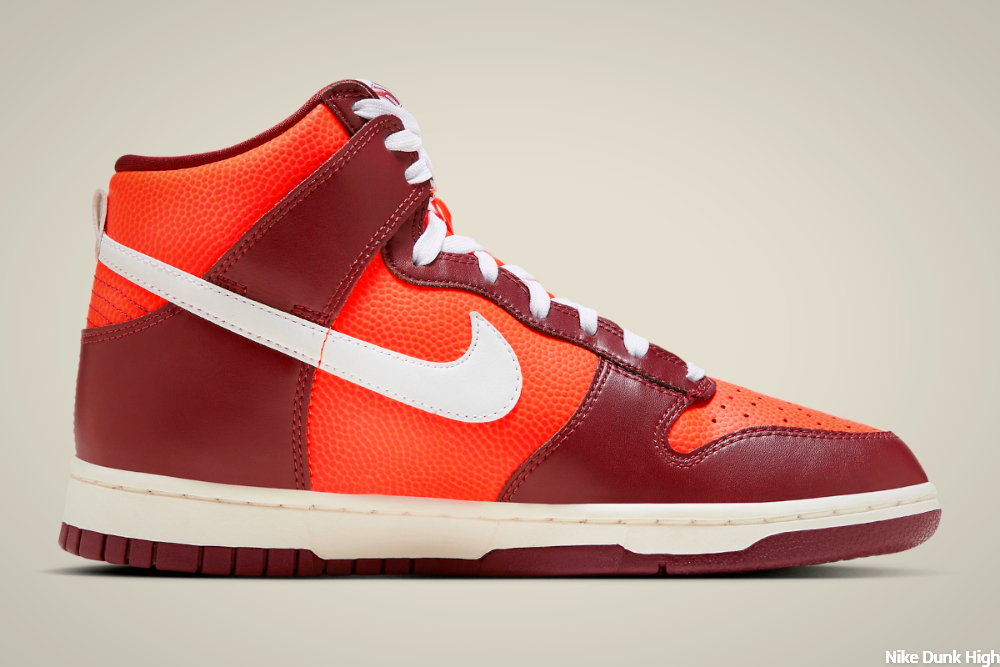 Nike Dunk High Be True To Her School - side view logo