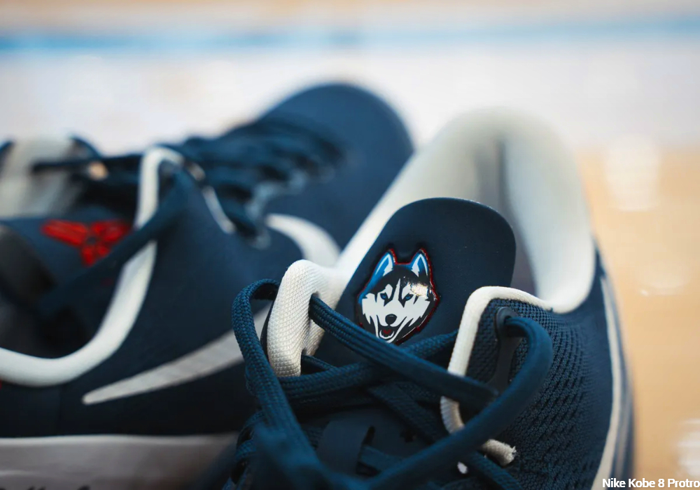 Nike Kobe 8 Protro laces and tongue logo