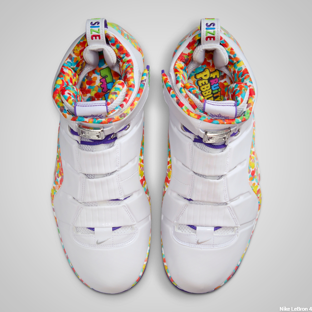 Nike LeBron 4 "Fruity Pebbles" upper