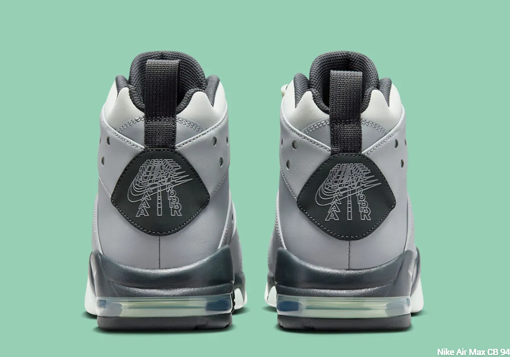 Nike Air Max CB 94 basketball shoes - logo in heel cap