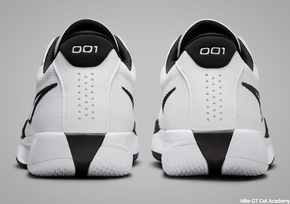 white Nike GT Cut Academy - heel cap