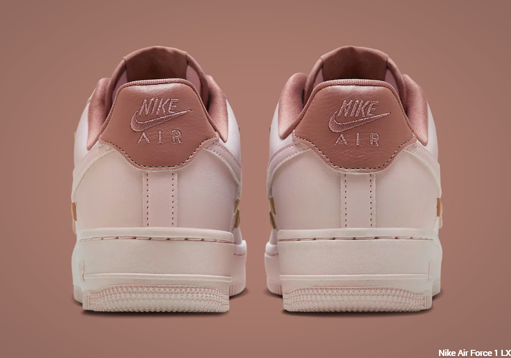 Nike Air Force 1 LX Pink version - heel cap