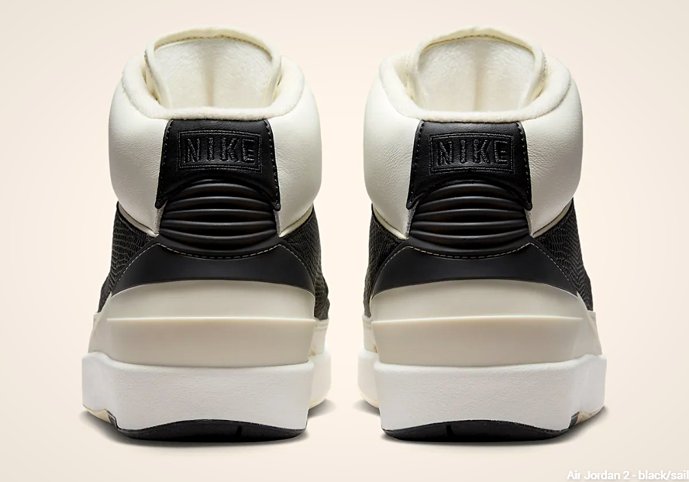Air Jordan 2 heel counter