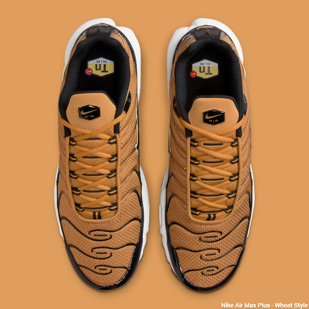 Wheat style Nike Air Max Plus - upper and vamp