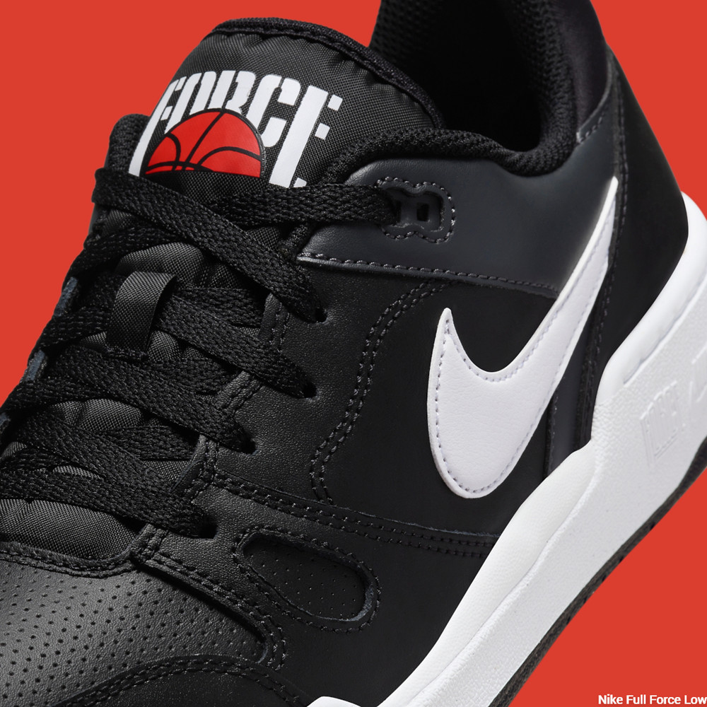 Nike Full Force Low "Panda" Color - shoelace and lace guard