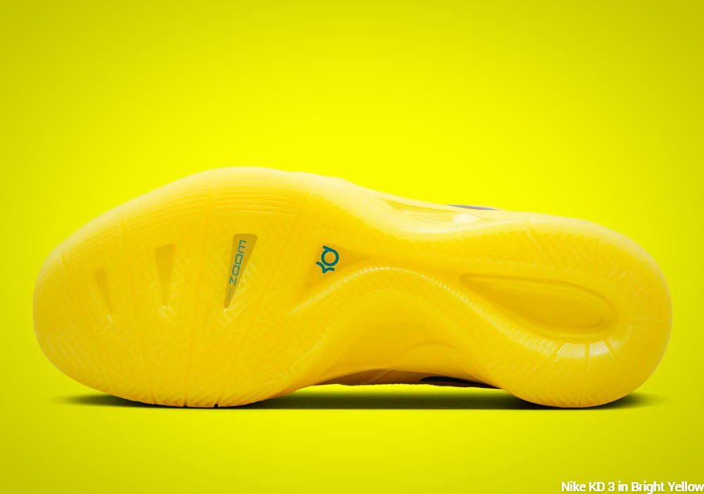 Nike KD 3 yellow - sole units