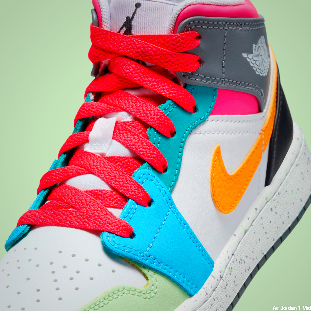 Air Jordan 1 Mid for Kids - shoe laces