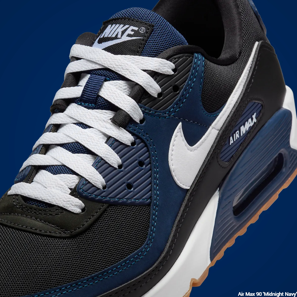 Air Max 90 'Midnight Navy' - laces
