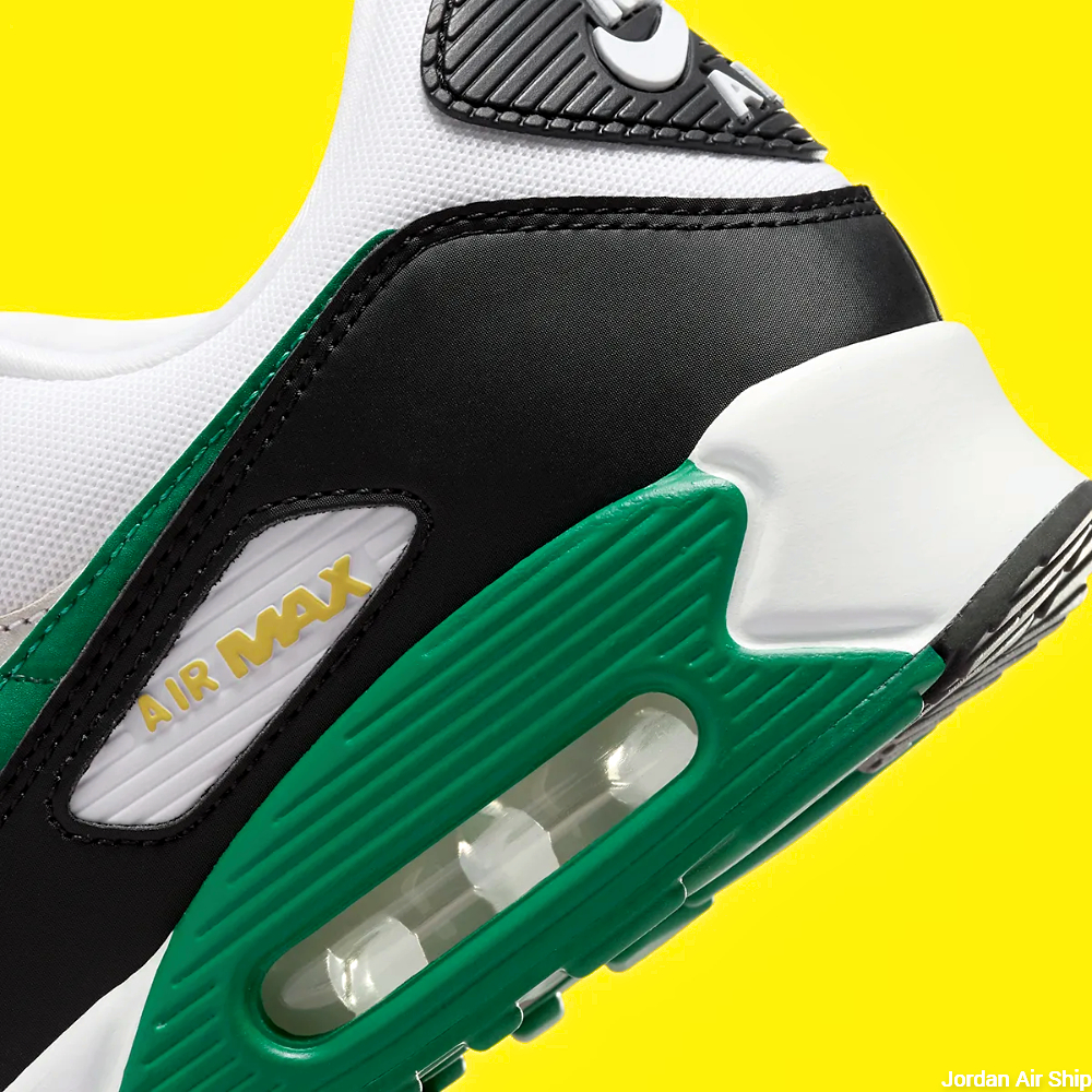 Nike Air Max 90 green heel
