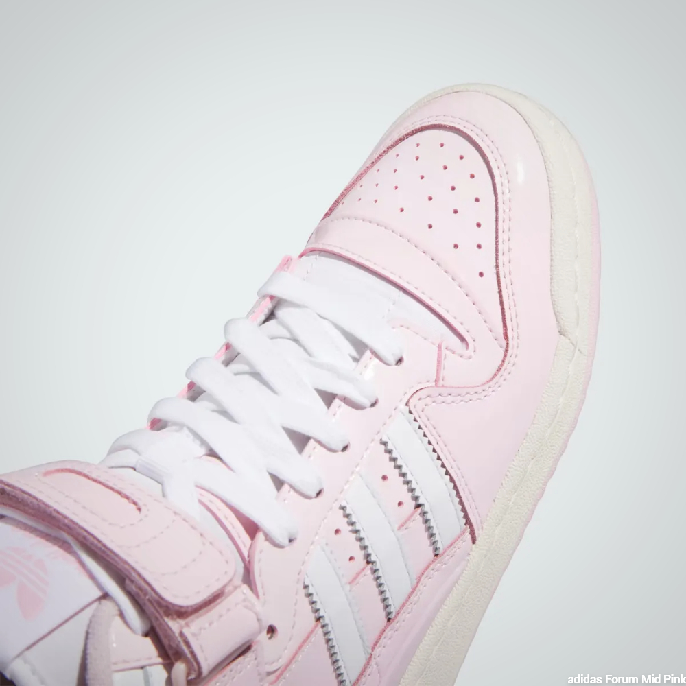 adidas Forum Mid women pink - toebox