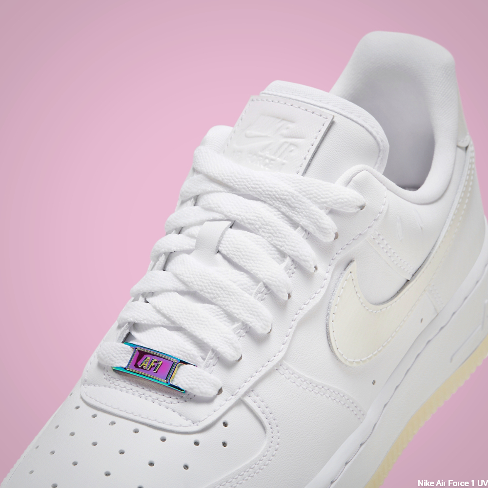 Nike Air Force 1 UV shoe laces and tongue