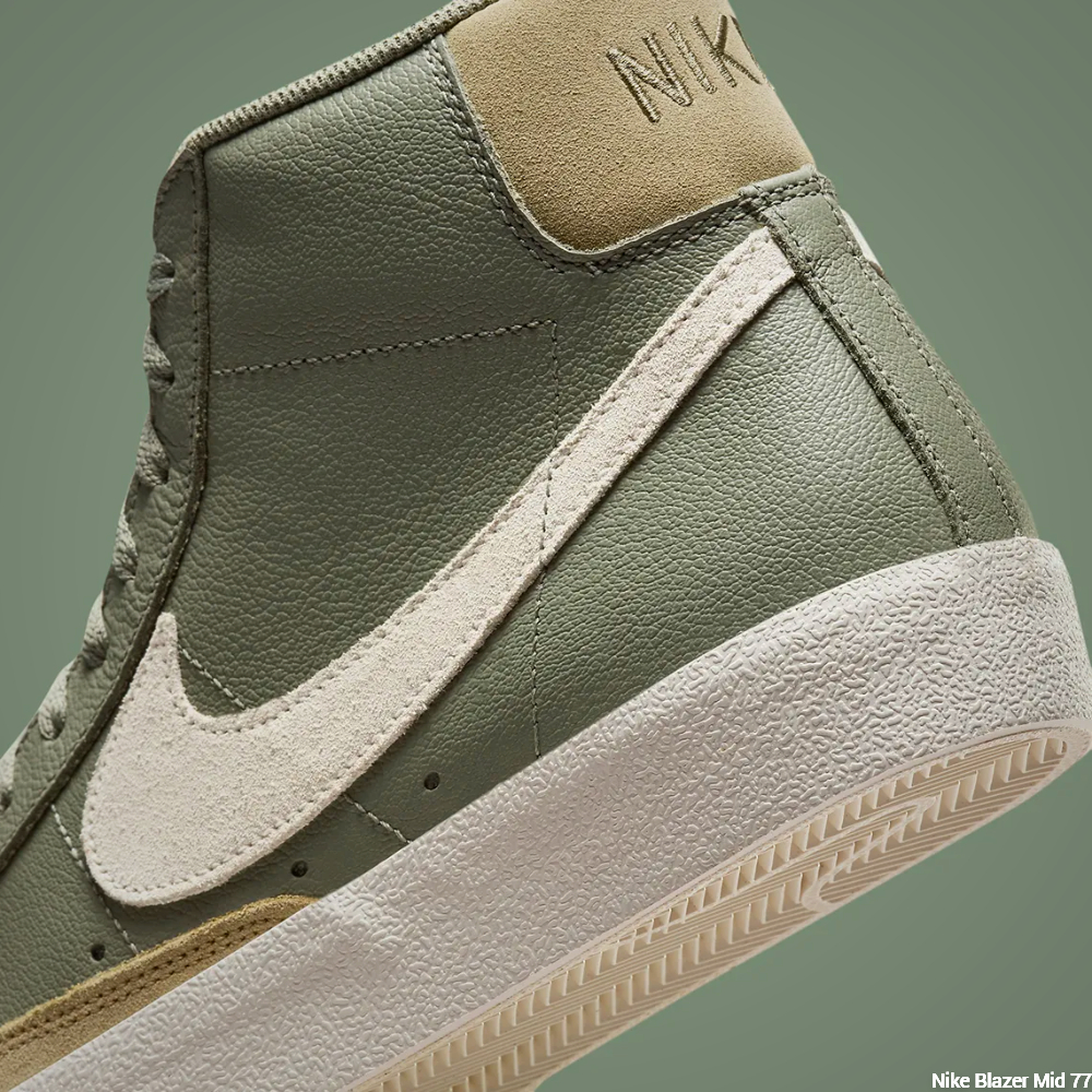 Nike Blazer Mid 77 heel counter and outsole
