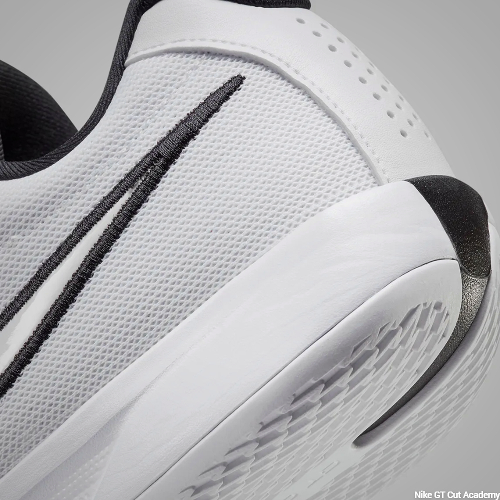 white Nike GT Cut Academy - heel/outsole