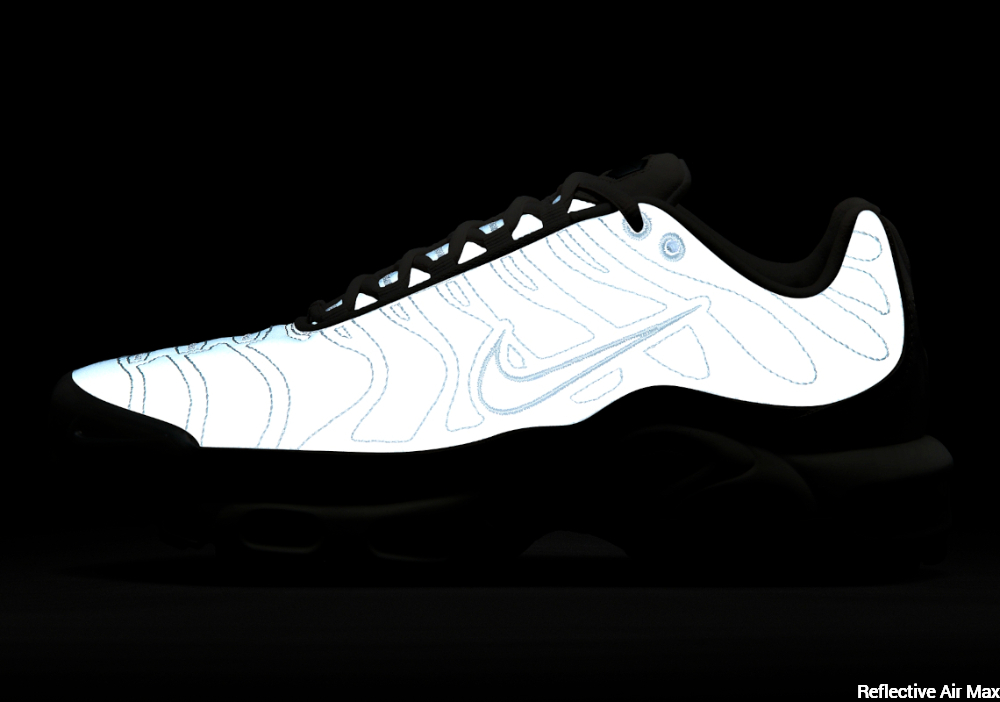 Nike Air Max Plus "Reflective" effect side view