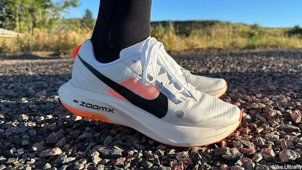 Nike UltraFly on feet