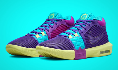 Nike LeBron Witness 8 - Aqua Blue/Rich Purple