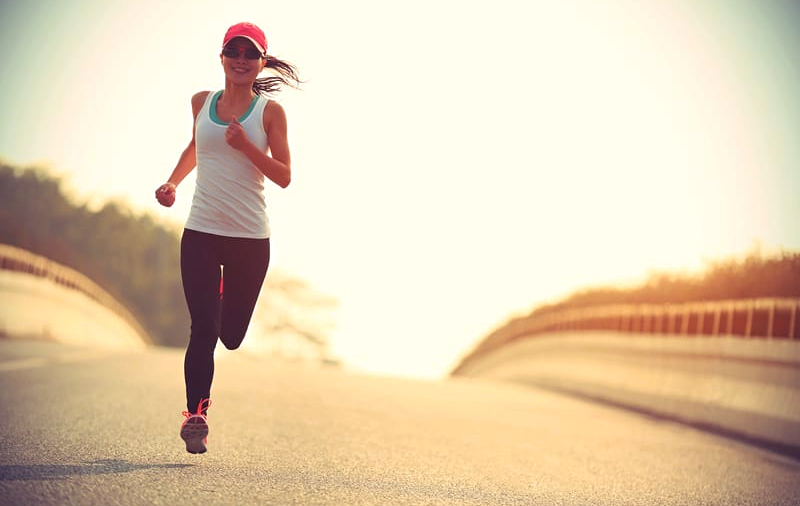 road running girl