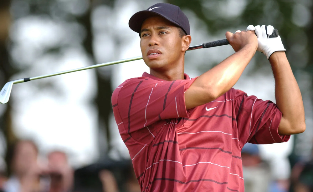 young Tiger Woods