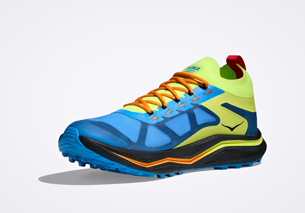 Hoka Zinal 2 toebox and pull tab