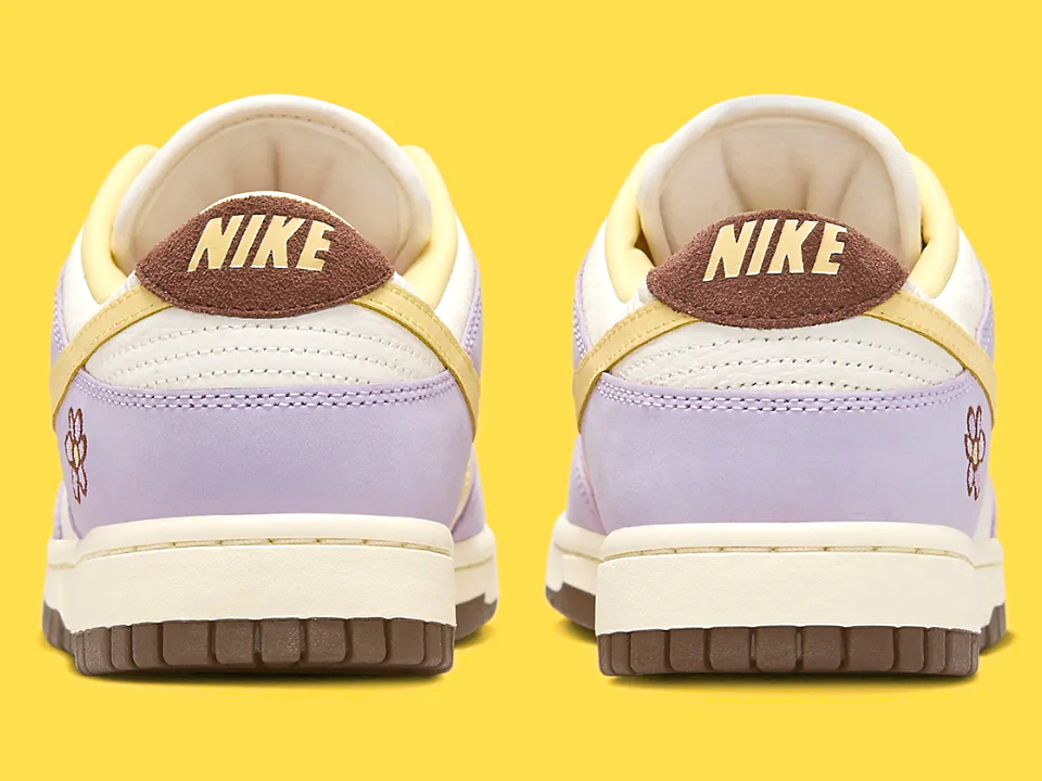 Nike Dunk Low 'Lilac Bloom' - heel counter