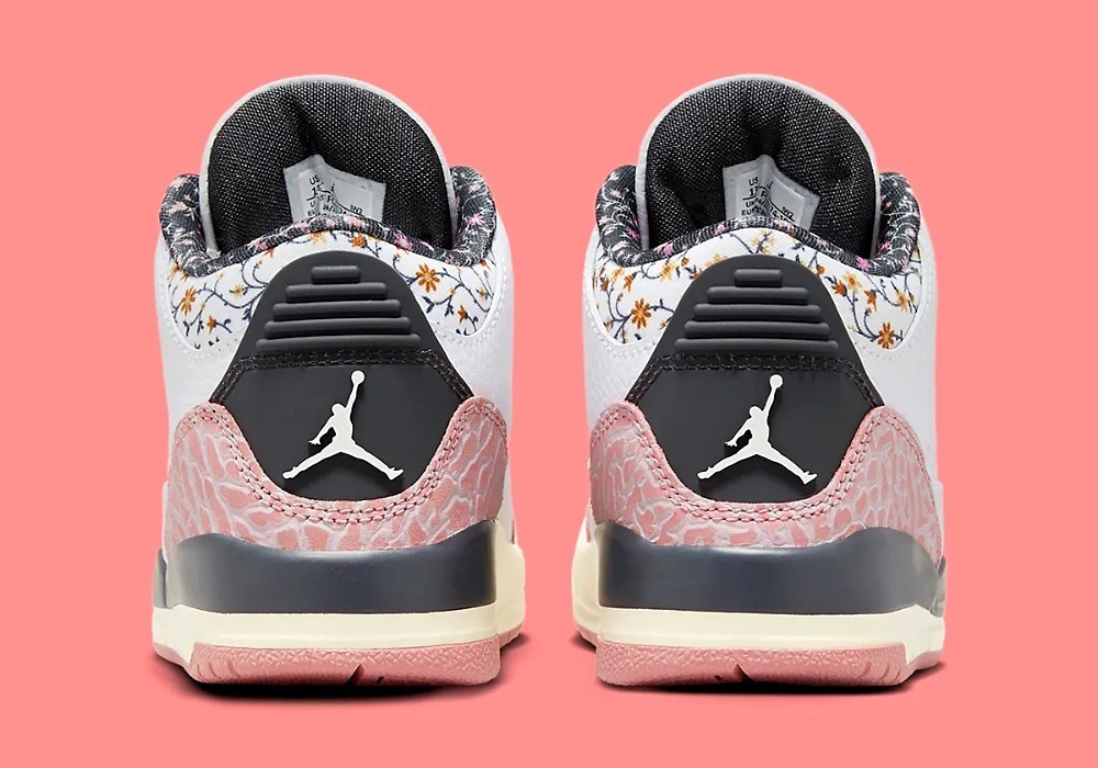 Air Jordan 3 GS - heel counter