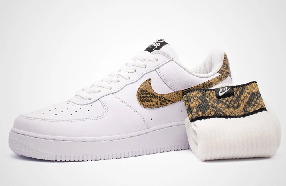 Air Force 1 'Python Snake' - shoes and socks