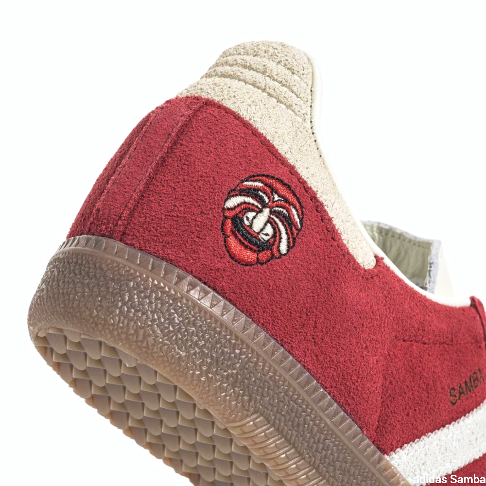 Better Scarlet adidas Samba Talchum - heel/outsole