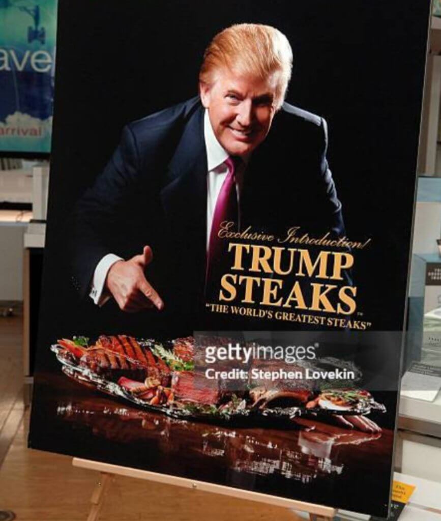 Trump steaks