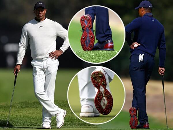 Woods' shoes