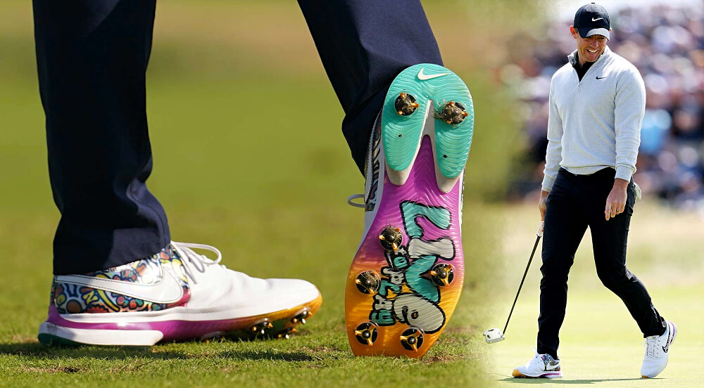 spiked golf shoes