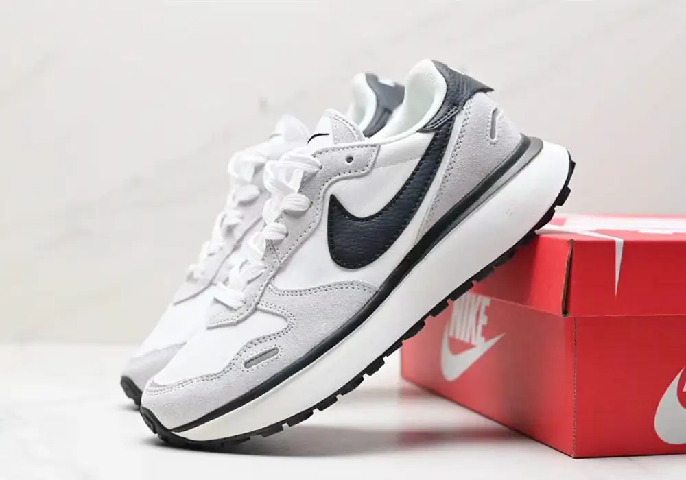 NIKE PHOENIX WAFFLE grey/black/white