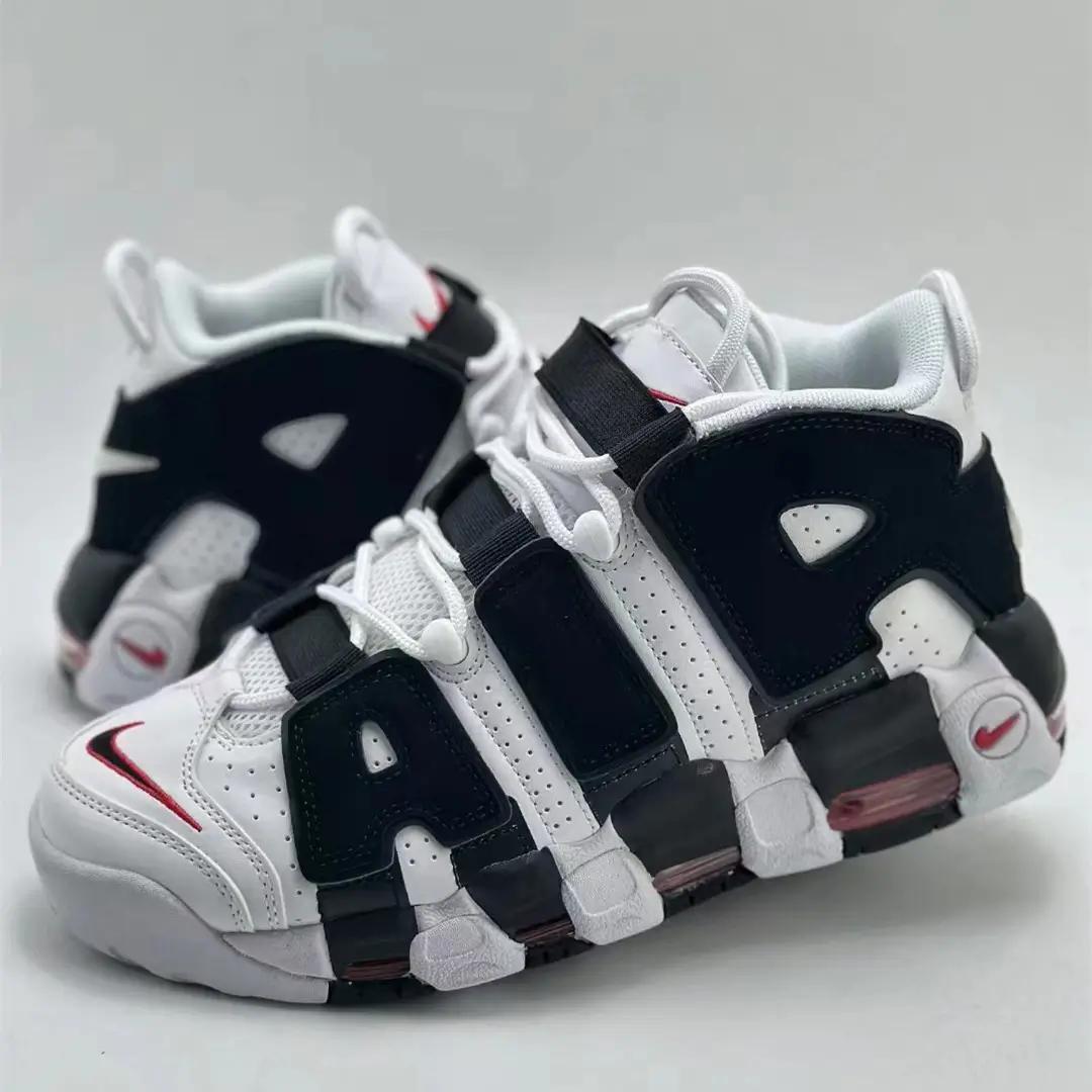 Air More Uptempo For Men-white/black