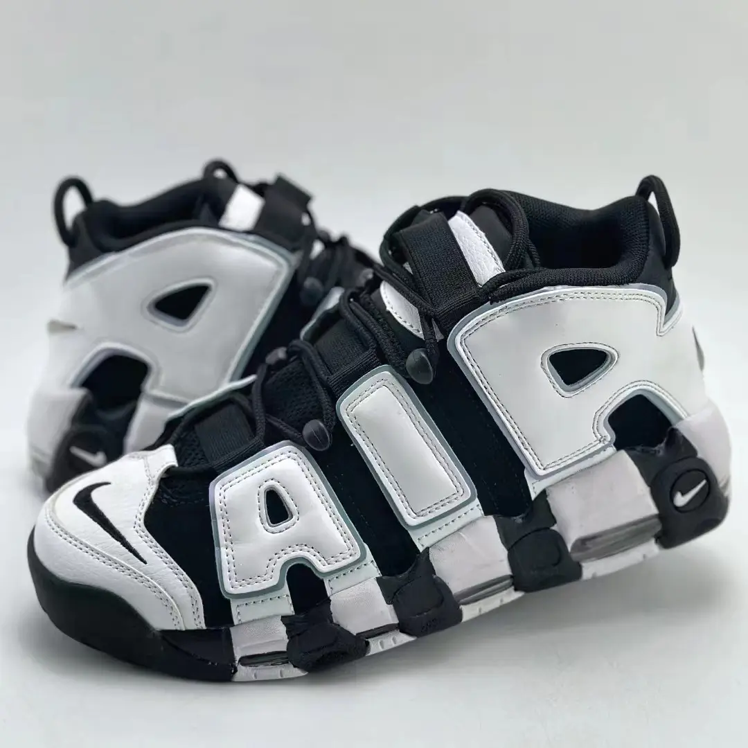 Air More Uptempo For Men-white/black