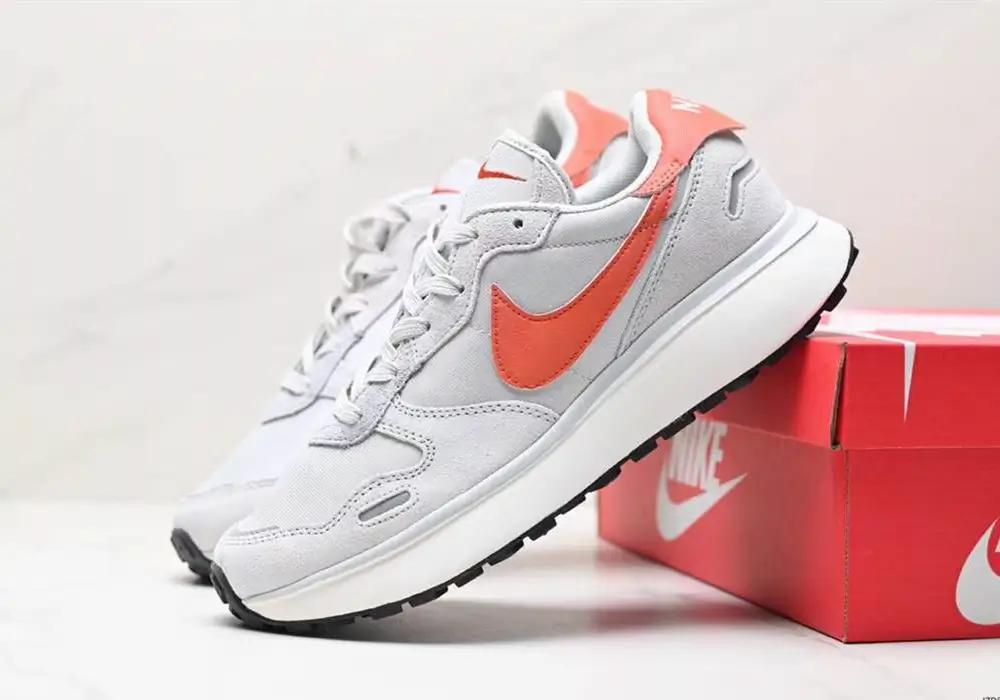 NIKE PHOENIX WAFFLE grey/orange