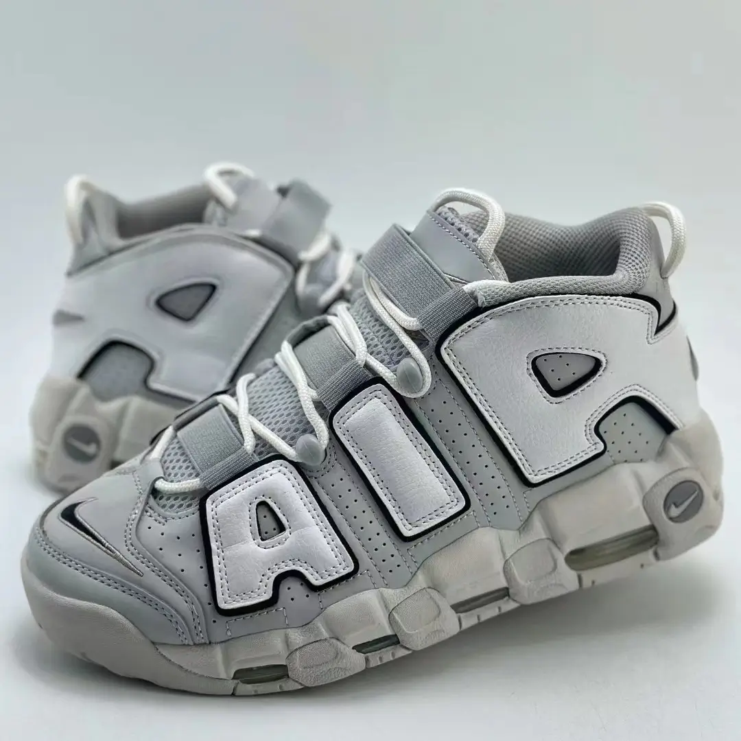 Air More Uptempo For Men-white/grey