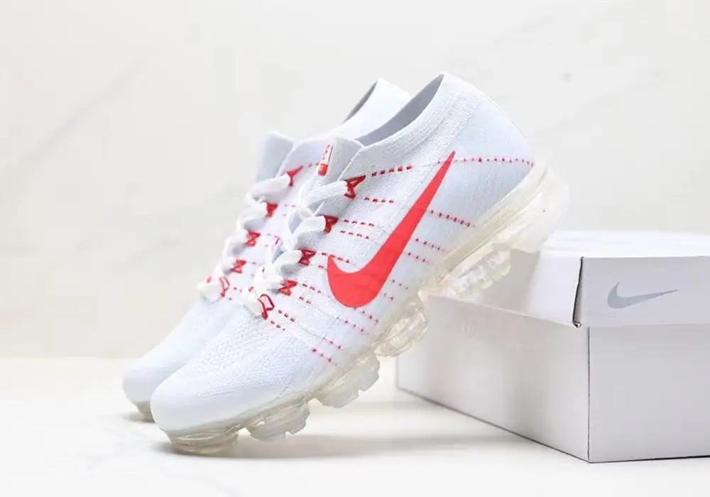 Air Vapormax Flyknit-white/solar red