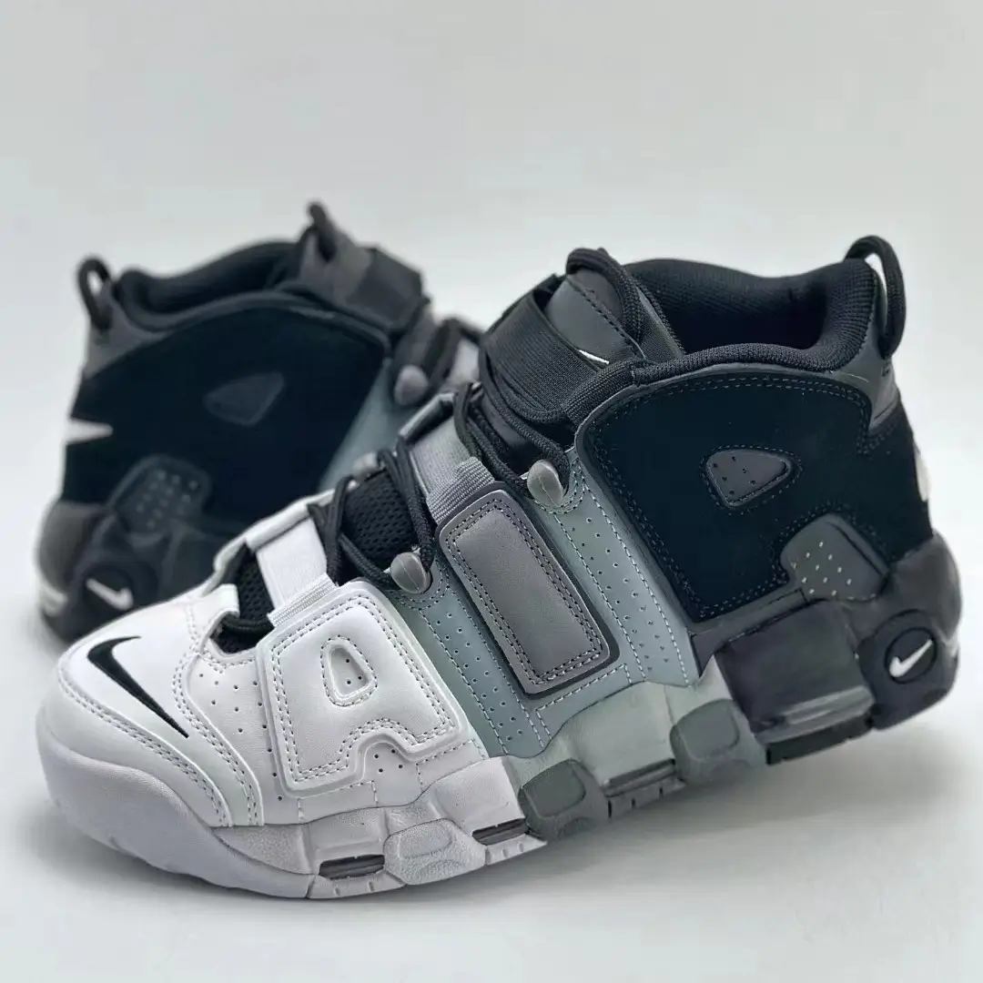 Air More Uptempo For Men-white/grey/black