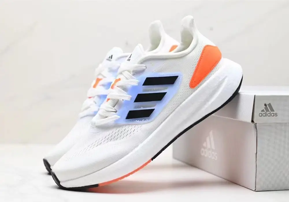 Adidas PureBOOST 22-black/white/orange/purple