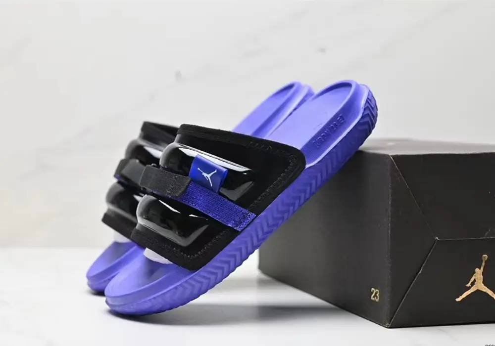 Air Jordan Super Play slippers-purple