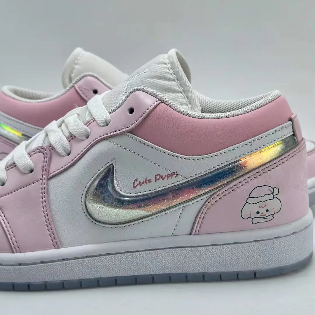 PINK AJ 1 Retro Low - HEEL