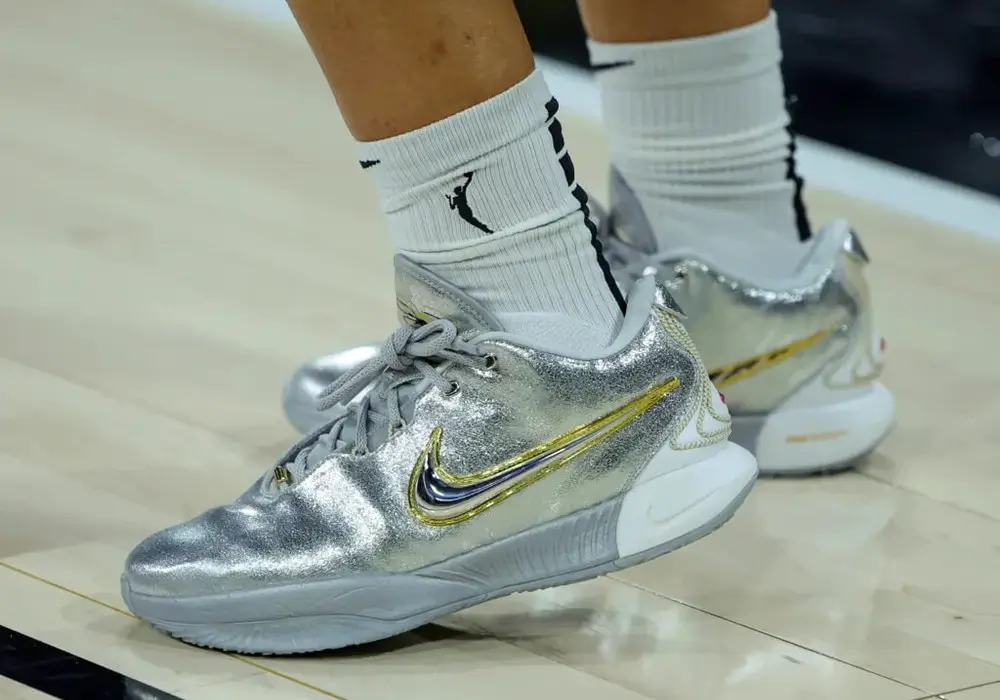 Silver Nike LeBron 21